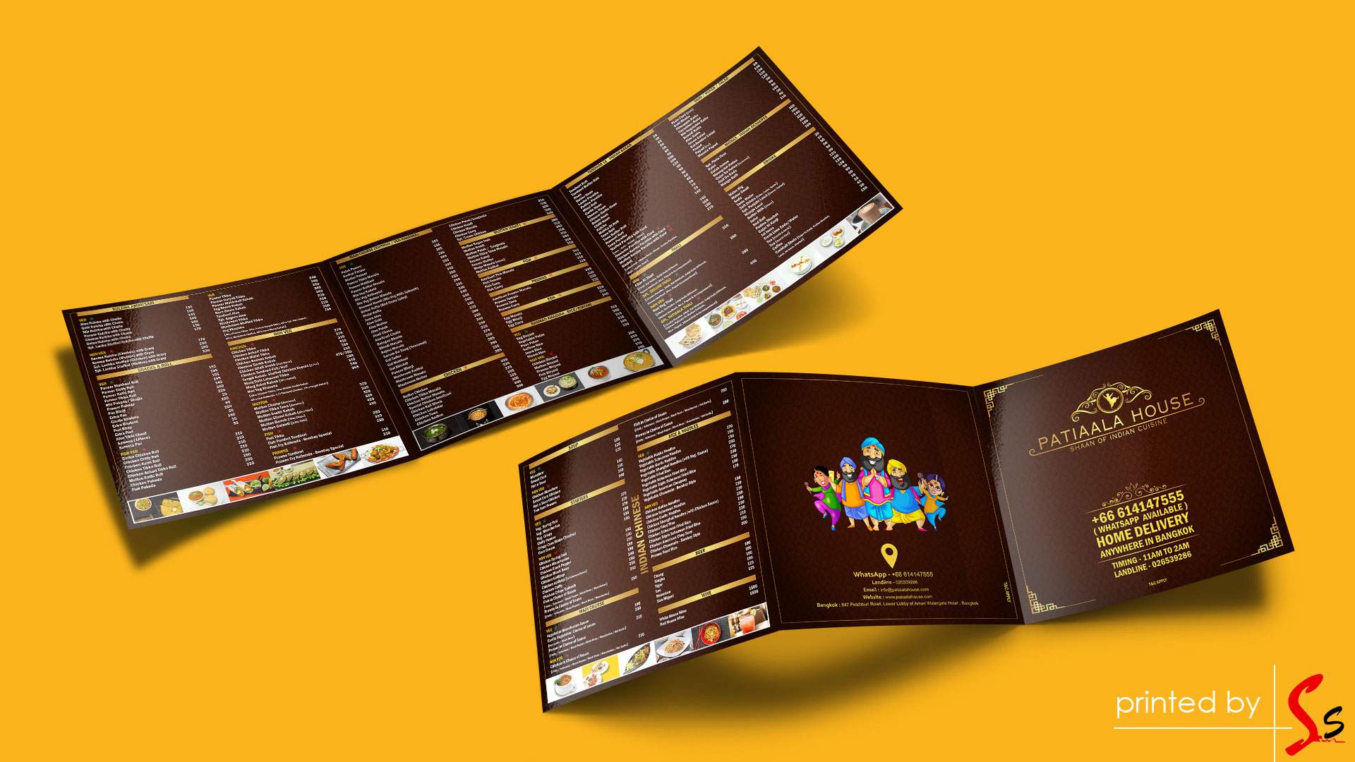 Menu Card Printing – Perfect for Cafés & Restaurants