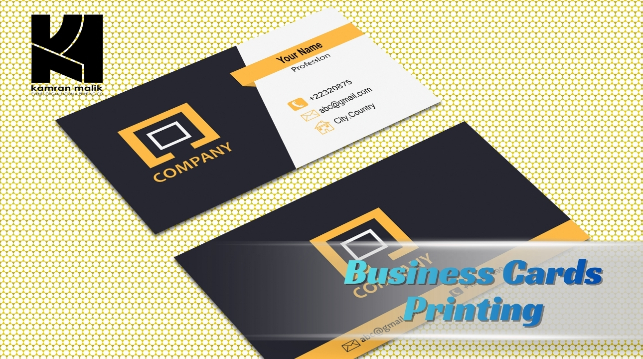 Business Cards Printing with Kamran Malik Events