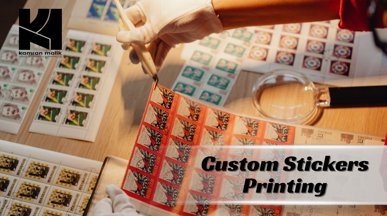 Custom Stickers Printing with Kamran Malik Events