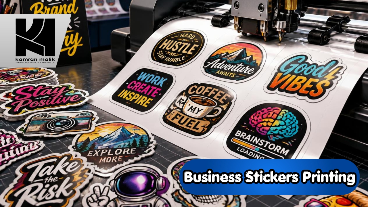 Business Stickers Printing With Kamran Malik Events