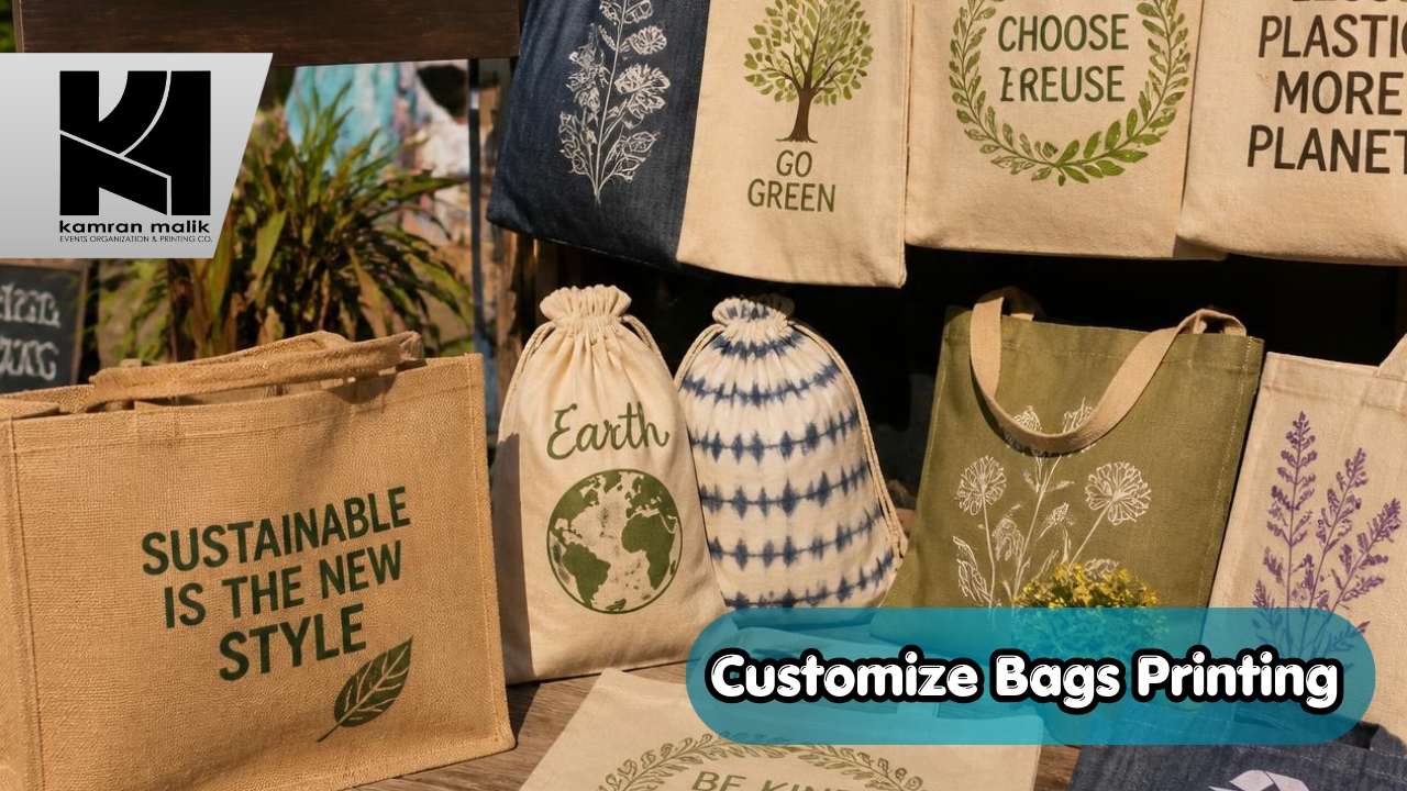 Customize Bags Printing With Kamran Malik Events