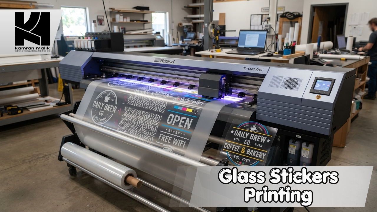 Glass Stickers Printing With Kamran Malik Events