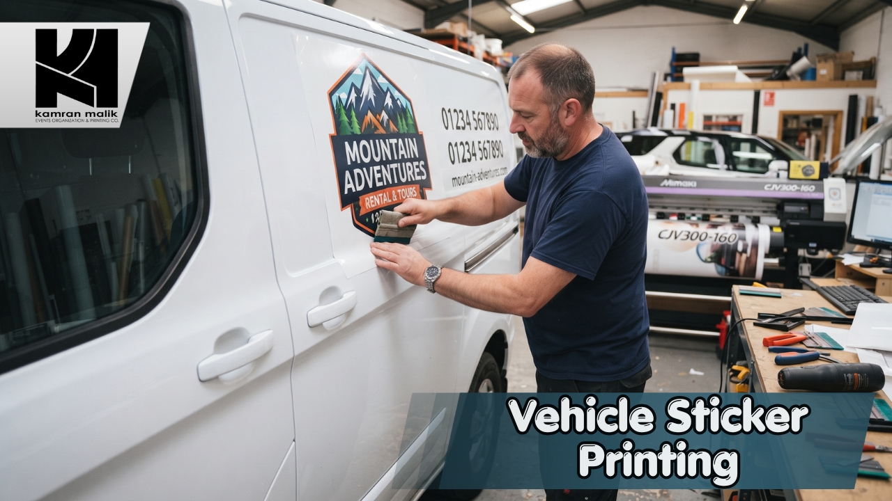 Vehicle Sticker Printing With Kamran Malik Events