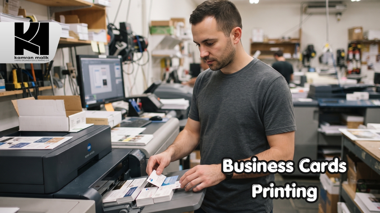 Business Cards Printing With Kamran Malik Events