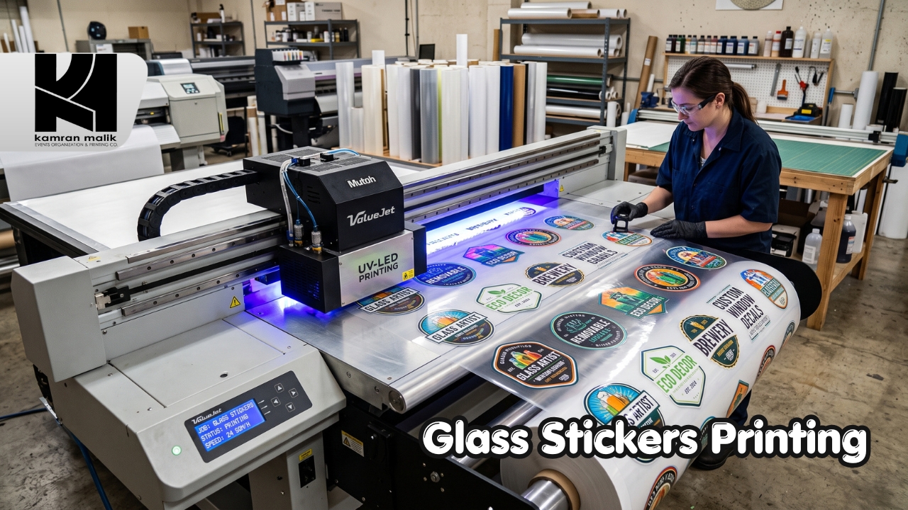 Glass Stickers Printing With Kamran Malik Events