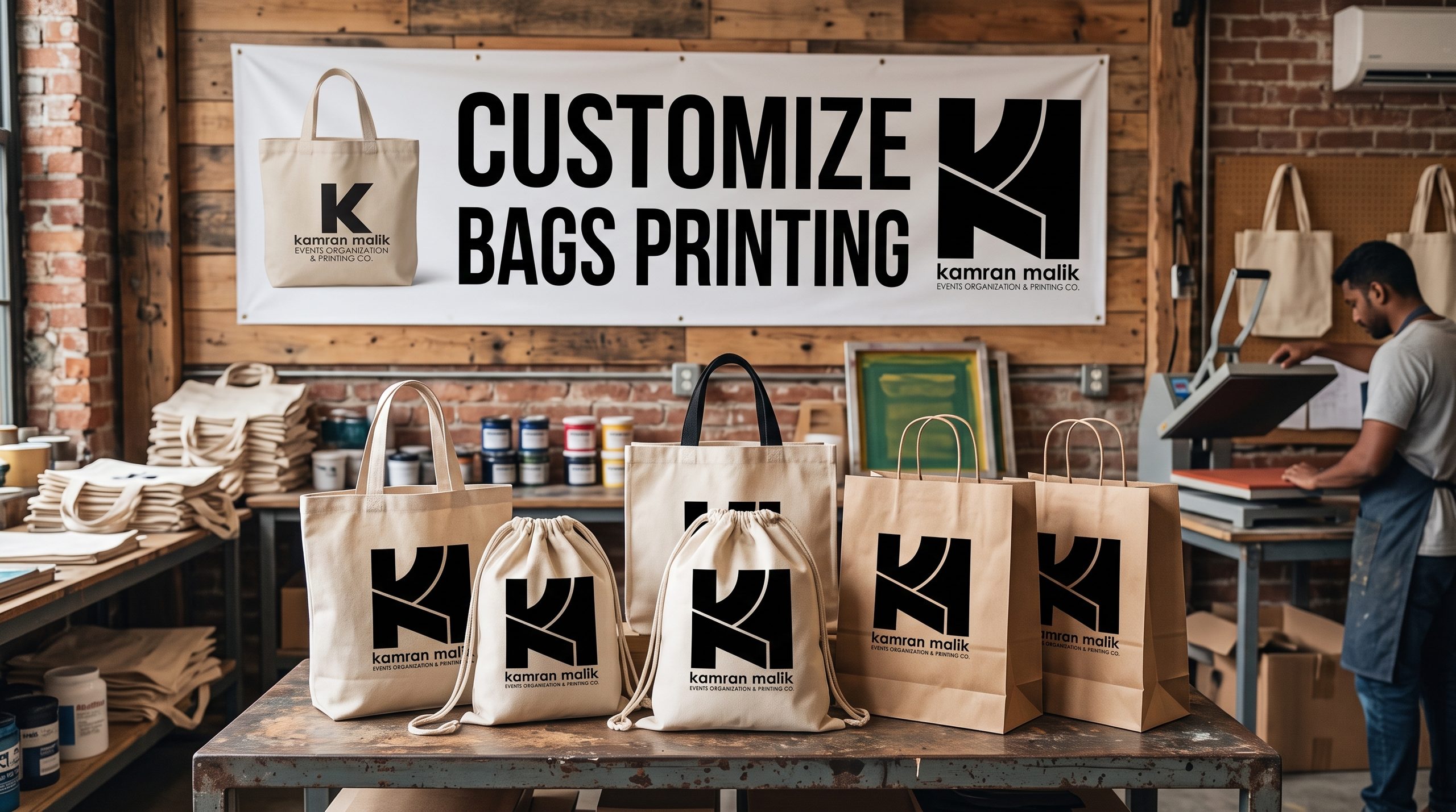 Customize Bags Printing for Memorable Branding and Everyday Use