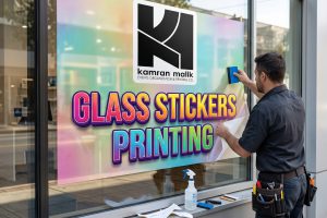 Glass Stickers Printing for Creative Branding and Business Promotion