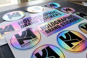 Creative Custom Stickers Printing with Holographic Brand Stickers That Shine