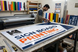 Sign Board Printing Services That Help Businesses Build a Strong Visual Identity